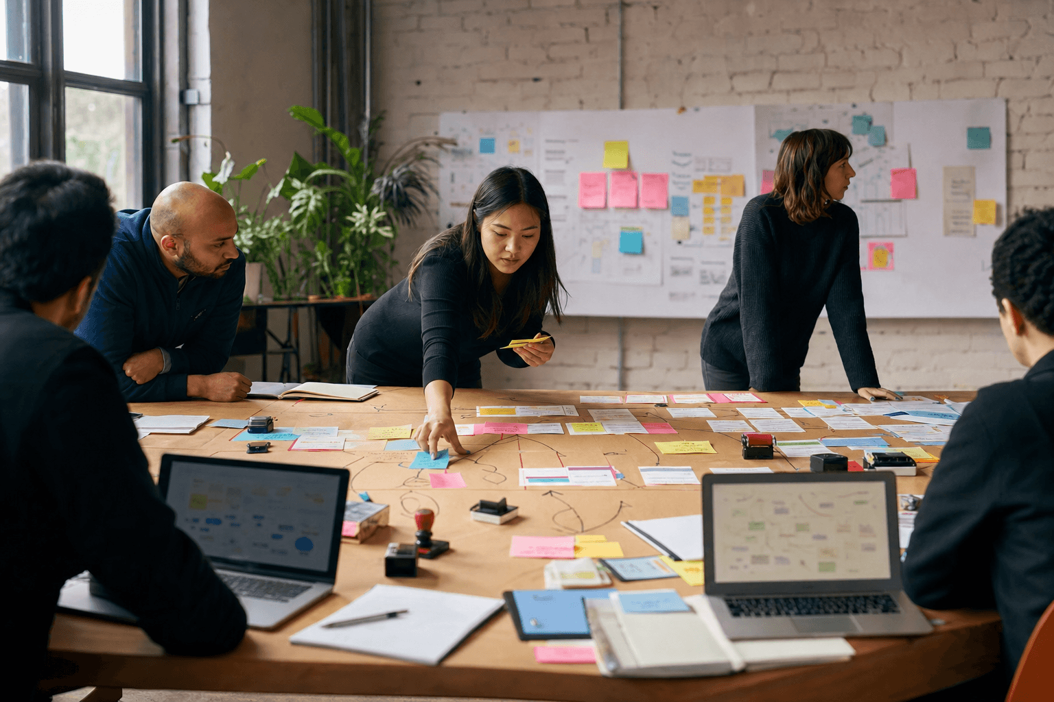 Business Processes Ready for Automation Business team mapping operational workflows before deciding what to automate with custom software